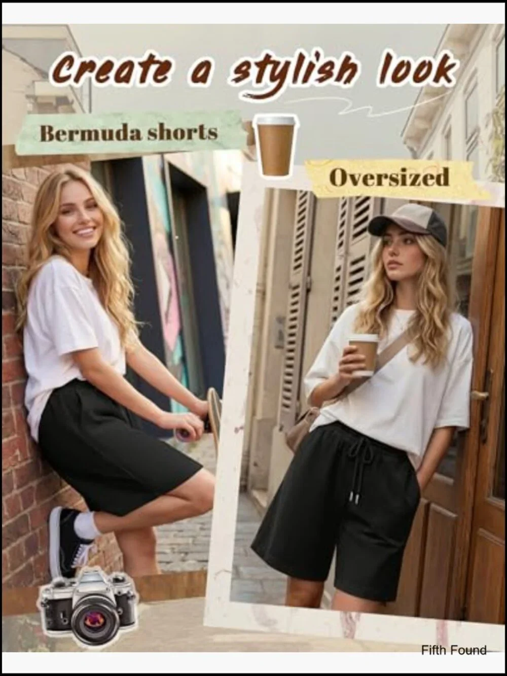 Women's Corduroy Bermuda Shorts Wide Leg Drawstring Casual Baggy Knee Length